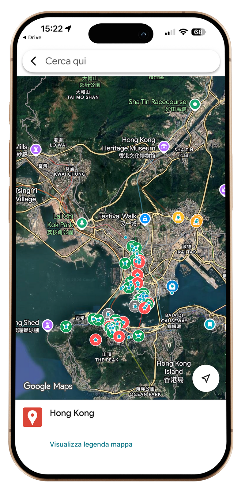 HongKong mappa