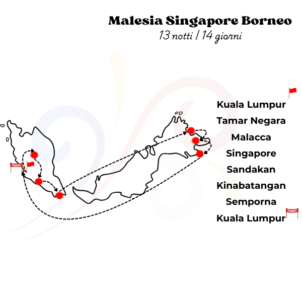 itinerari di viaggio in malesia
