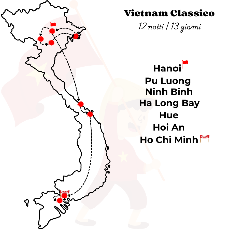 tour classico del Vietnam