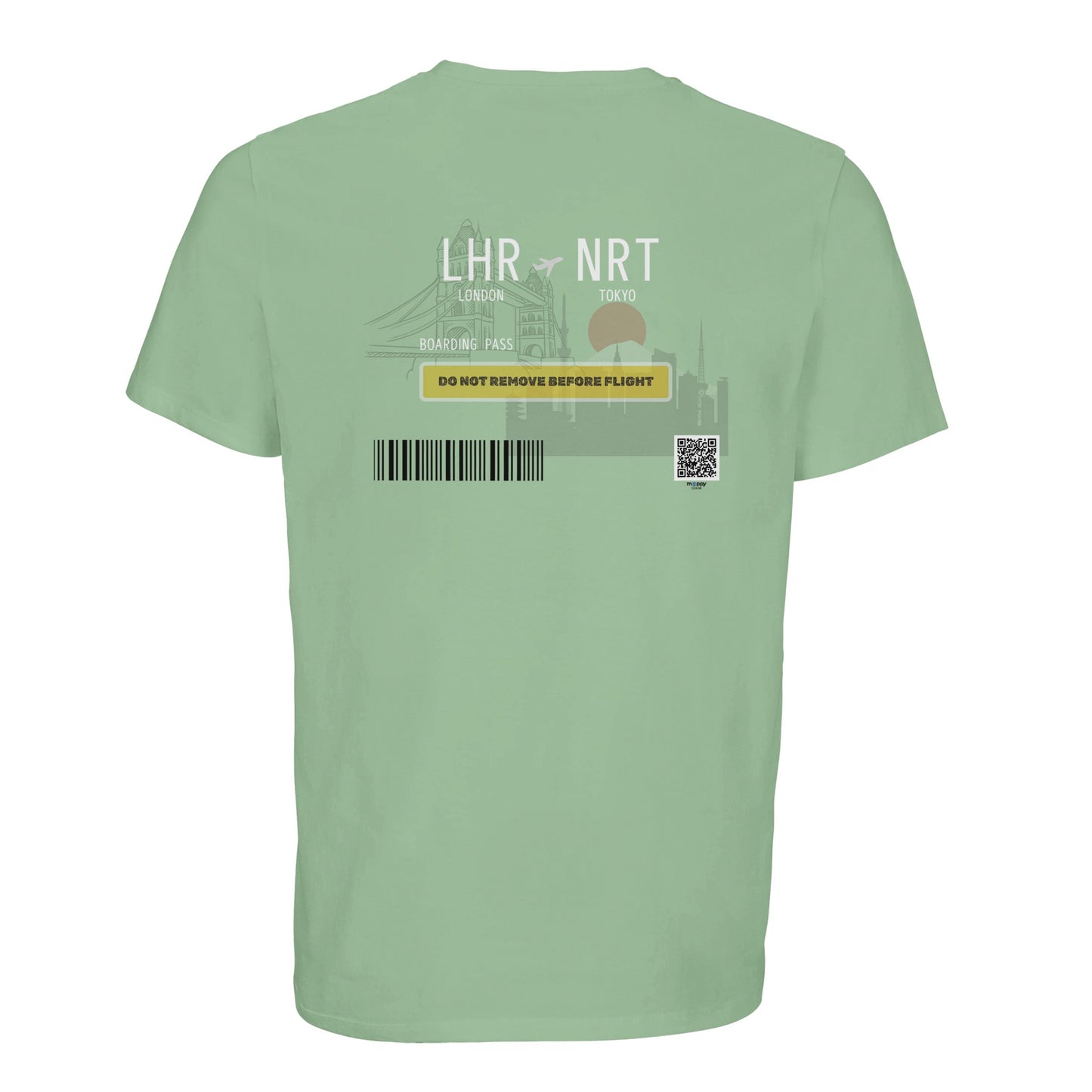 green travel tshirt men