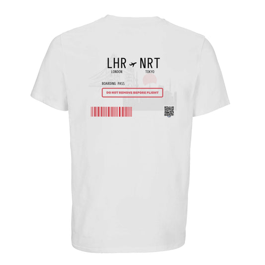 white travel tshirt