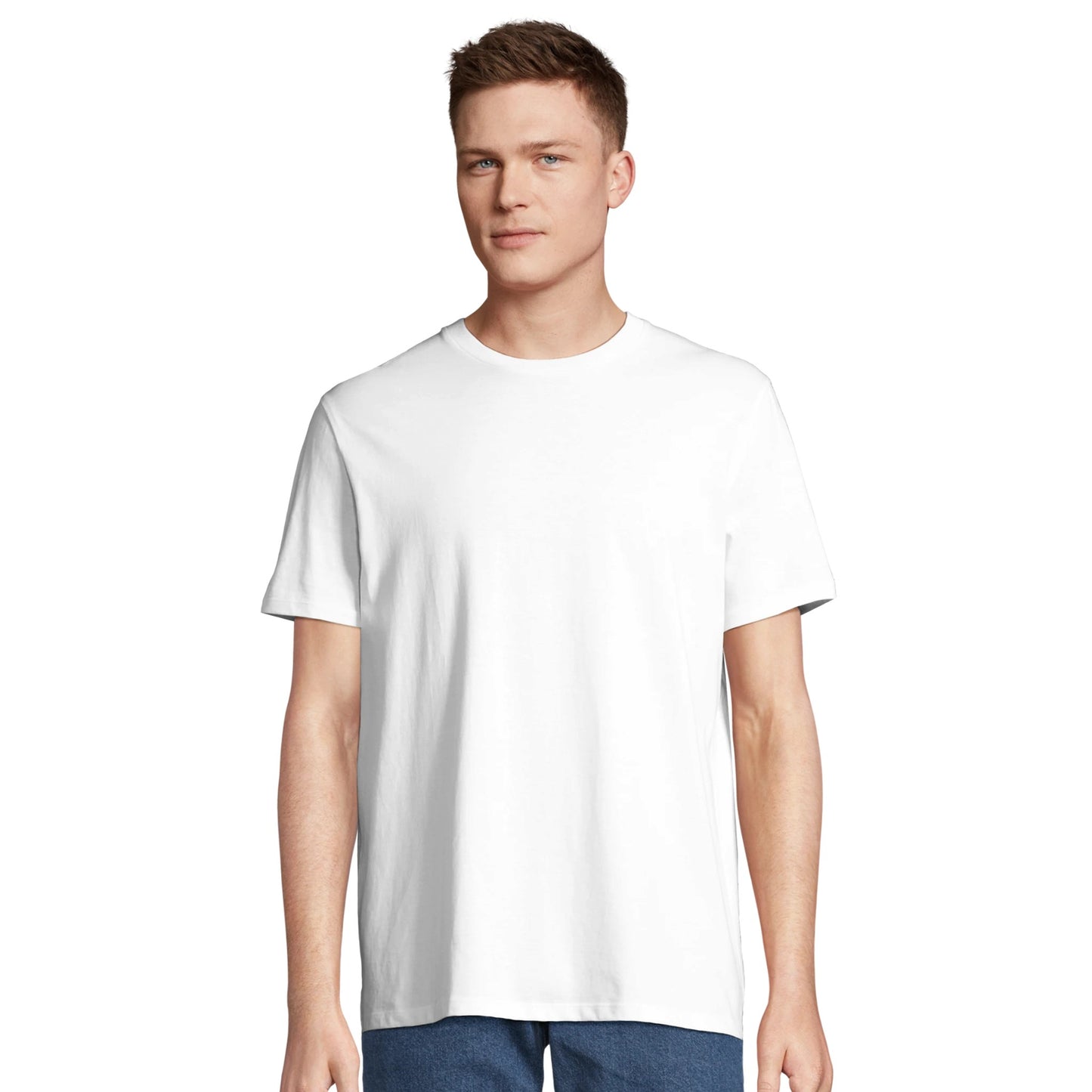 white travel tshirt men front