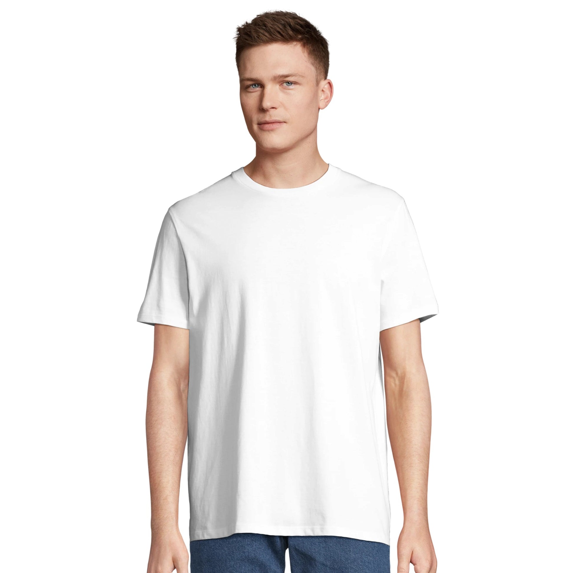white travel tshirt men front