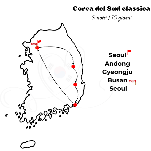 itinerario Corea del sud Classico