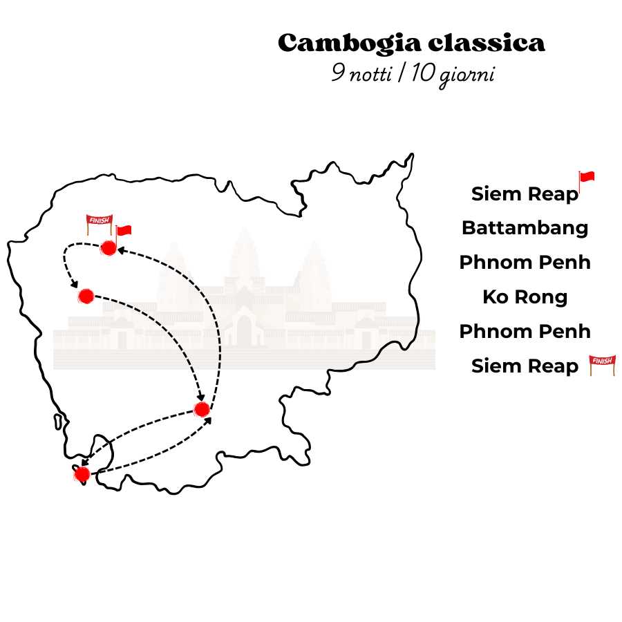 viaggio cambogia classica